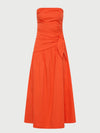 Rene Tie Dress- Poppy