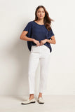 CROPPED PANT- FRENCH NAVY