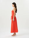 Rene Tie Dress- Poppy