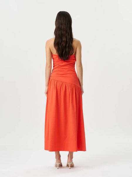 Rene Tie Dress- Poppy