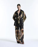 ARISTOLOCHIA ORGANZA WIDE LEG PANTS