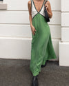 THE NAOMI DRESS- BOTTLE GREEN
