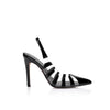 Sasha Pump Vinylite & Black Patent