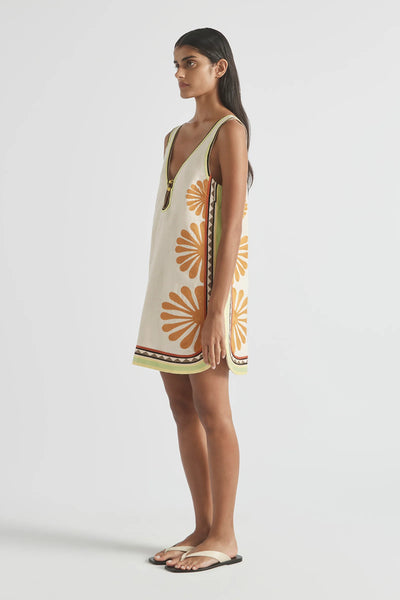 DÉJÀ VU V-NECK MINI DRESS