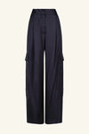 Shae Slouchy Cargo Pant - Aegean Blue