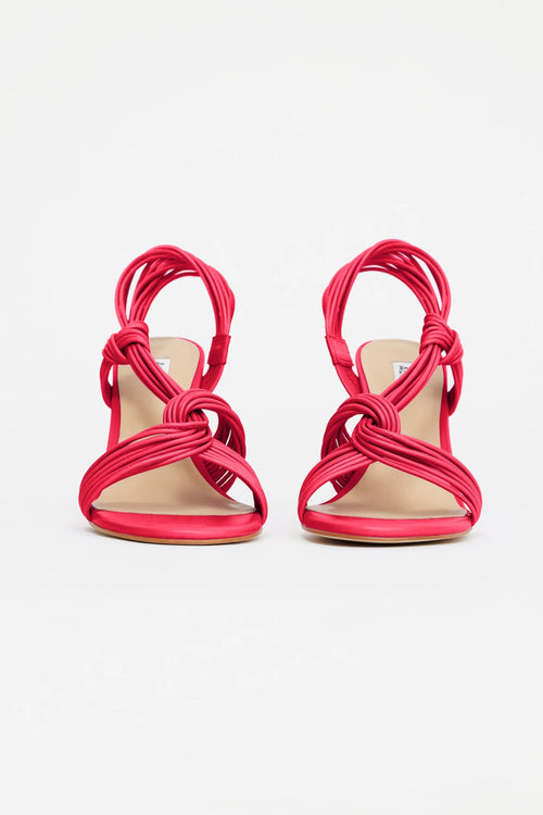 IVERLY KNOT WEDGE- POMEGRANATE