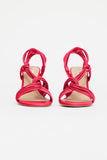 IVERLY KNOT WEDGE- POMEGRANATE