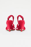 IVERLY KNOT WEDGE- POMEGRANATE