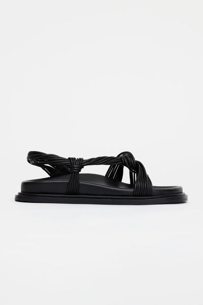 IVERLY KNOT SANDAL- BLACK