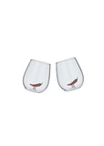 Chilli Glass Tumbler 8.5x10cm
