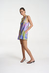 V - NECK SHIFT DRESS - BANANAS
