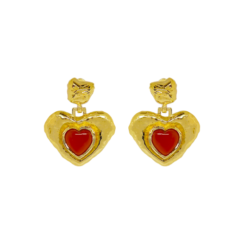 SURI EARRINGS | CARNELIAN