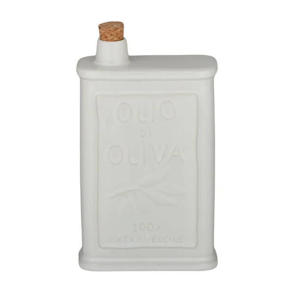 OLIO CERAMIC OIL BOTTLE 12X6X22CM IVORY