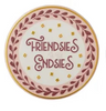 Adage Ceramic Coaster 10cm 6 Asst