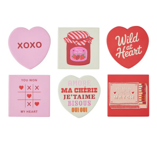 ROMANCE CERAMIC COASTER 10CM