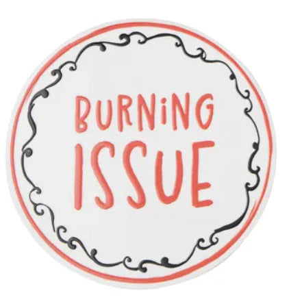 Too Hot to Handle Ceramic Trivet 20cm 2 Asst