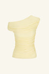 Mira Off Shoulder Top - Sherbet Yellow