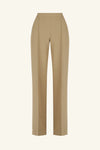 Irena Straight Leg Pintuck Pant - Oak