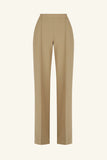 Irena Straight Leg Pintuck Pant - Oak