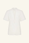 Felix Short Sleeve Blazer - Coconut