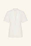 Felix Short Sleeve Blazer - Coconut