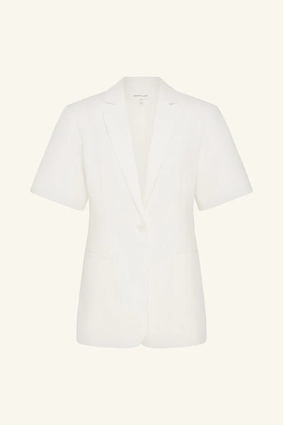 Felix Short Sleeve Blazer - Coconut