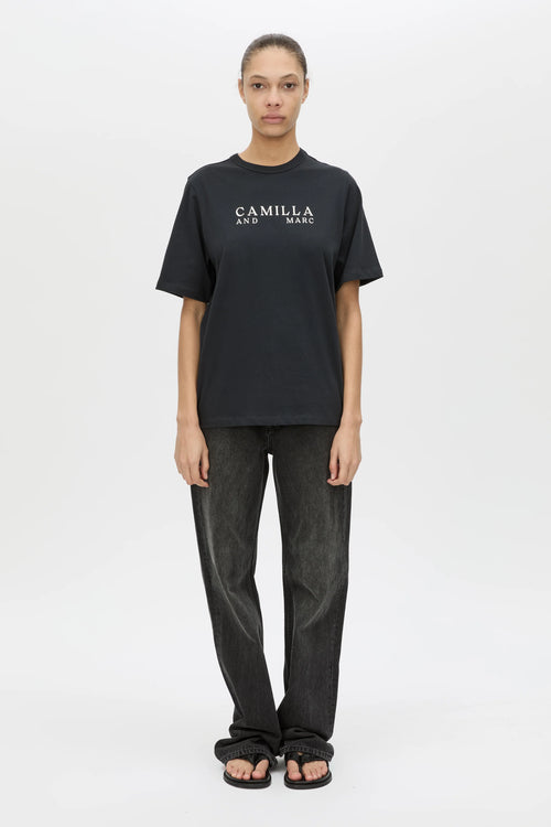 CAMILLA AND MARC ERA GRAPHIC TEE | NAVY