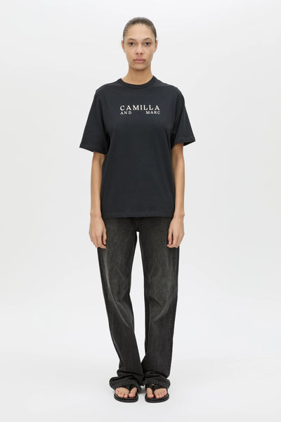 CAMILLA AND MARC ERA GRAPHIC TEE | NAVY