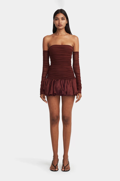 TAGLIONI DRESS CABERNET