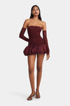 TAGLIONI DRESS CABERNET