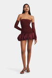 TAGLIONI DRESS CABERNET