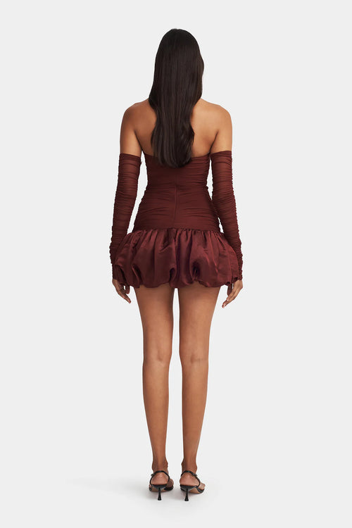 TAGLIONI DRESS CABERNET