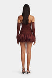 TAGLIONI DRESS CABERNET