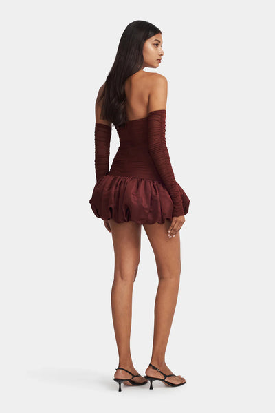TAGLIONI DRESS CABERNET