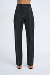 MIDNIGHT PANT - BLACK IVORY