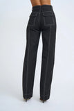 MIDNIGHT PANT - BLACK IVORY