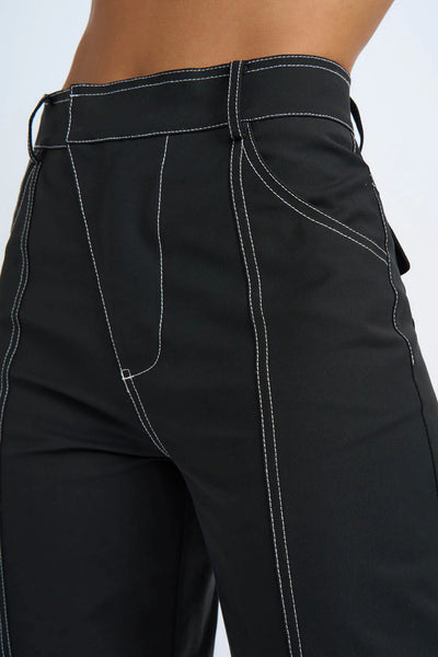 MIDNIGHT PANT - BLACK IVORY