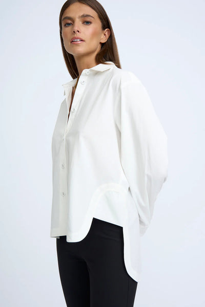 THE SCOOP SHIRT - IVORY