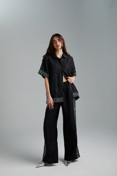 SIG LINEN PANTS- BLACK