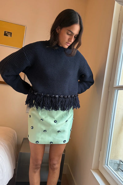 Cielo Mini Skirt- Apple