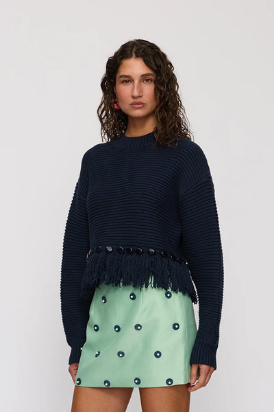 Marisol Knit Sweater- Midnight