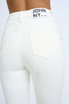 TWIST SPLIT SKINNY JEAN - WHITE