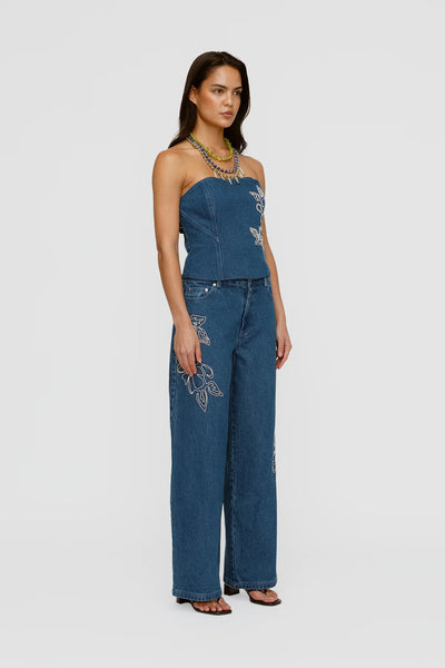 Wynn Denim Bustier