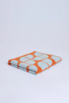 Chelsea Bath Sheet Arctic + Tangerine