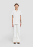 V&W Cut Out Tee- Ivory