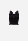 V&W Crop Tank- Black