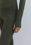 Carbon Legging- Dark Khaki