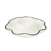 Winslow Ceramic Egg Cup 11x3cm Ivory/Black