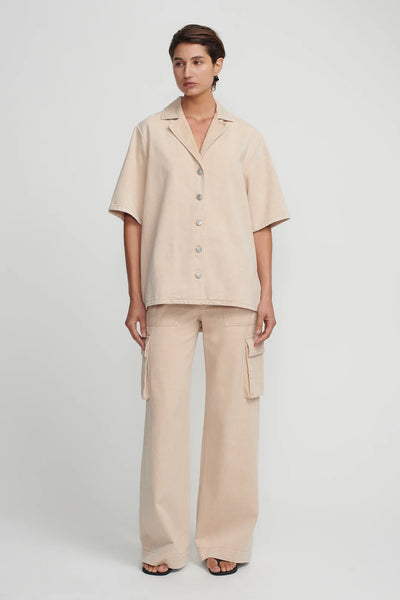 XANDER DENIM SHIRT SAND