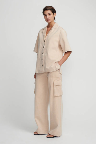 XANDER DENIM SHIRT SAND